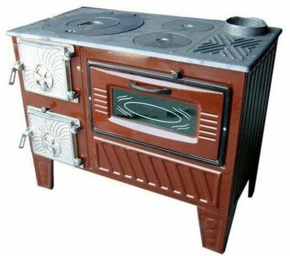 Отопительно-варочная печь МастерПечь ПВ-03 с духовым шкафом, 7.5 кВт в Симферополе