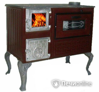 Отопительно-варочная печь МастерПечь ПВ-06 с духовым шкафом, 7.5 кВт в Симферополе
