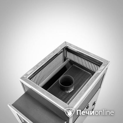 Дровяная банная печь Радуга ПБ-21 (встроенный теплообменник) 6 мм прочистная дверца в Симферополе