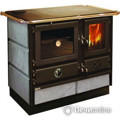 Отопительно-варочная печь MBS Thermo Magnum Stone L с теплообменником и духовым шкафом в Симферополе