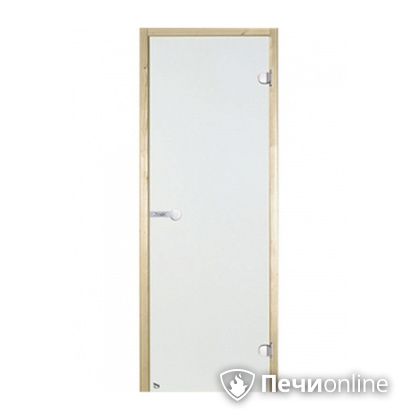 Дверь для бани Harvia Стеклянная дверь для сауны 7/19 коробка сосна сатин D71905М в Симферополе